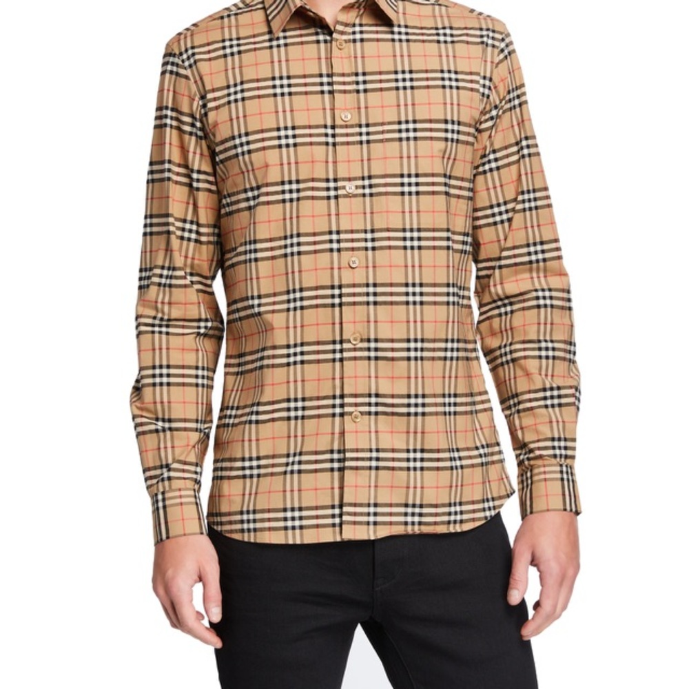 NWOT Original Mens Burberry shirt sizeXL
